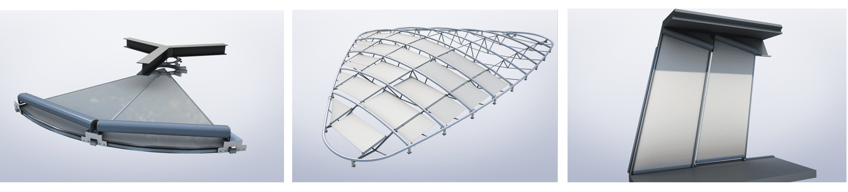 3D renders of bespoke blinds