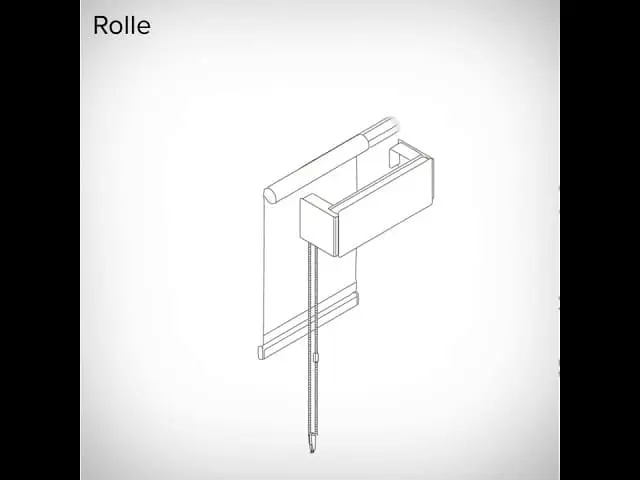Anatomy of EOS 500 roller blinds