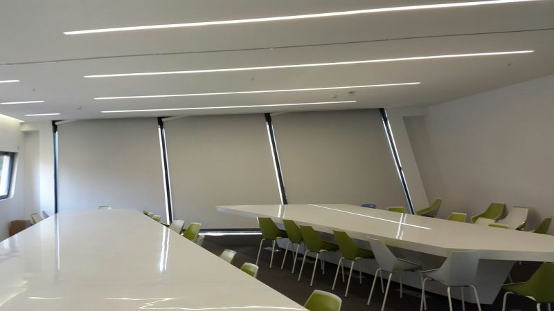 Bespoke blinds at American Institute