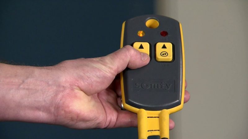 Wired somfy motor for tension blinds