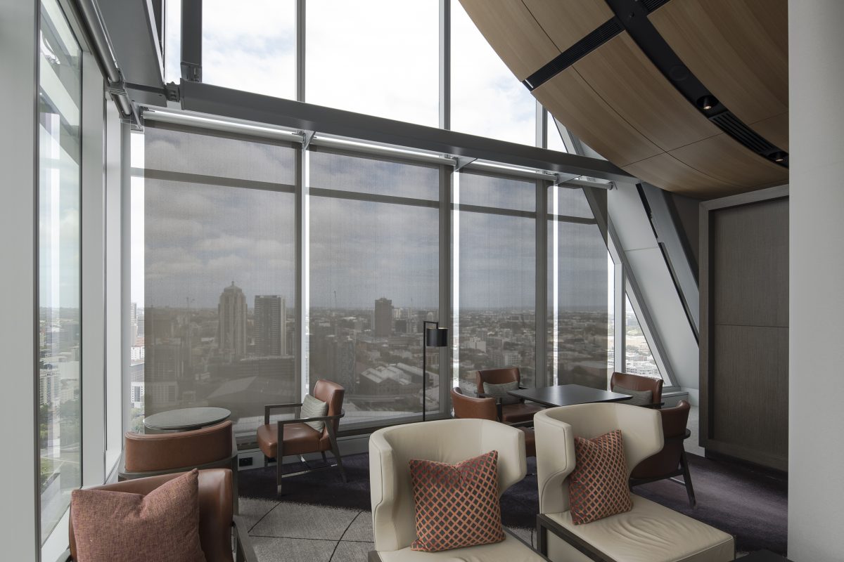 Motorised Shading Sofitel Hotel Sydney