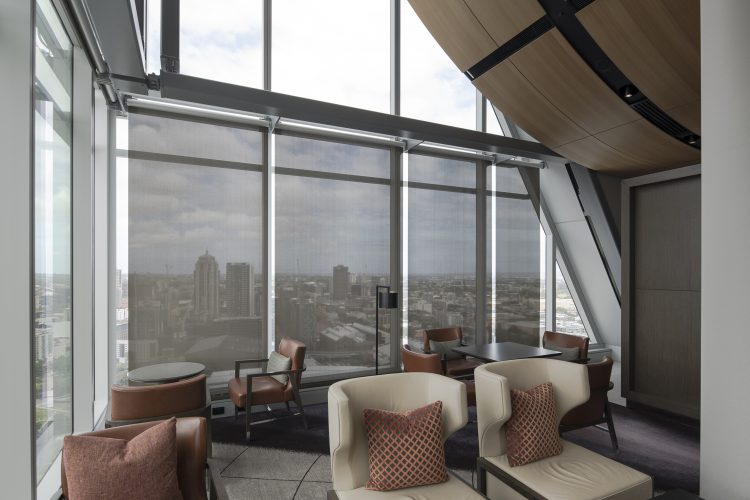 Motorised Shading Sofitel Hotel Sydney
