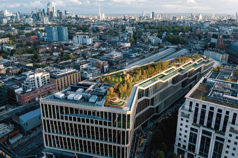 KGX1, Kings Cross, the ‘Landscraper’ Precision Engineering, London, Office space, Mixed use