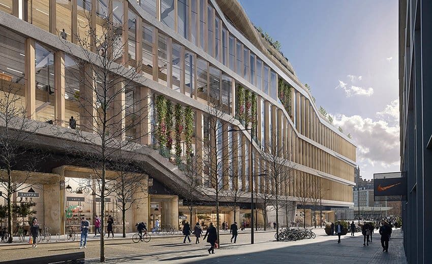 KGX1, Kings Cross, the ‘Landscraper’ Precision Engineering, Near Kings Cross Station, London