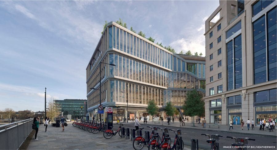 KGX1, Kings Cross, the ‘Landscraper’ Precision Engineering, Architectural, Roof Garden, Mixed used building, London Case Study
