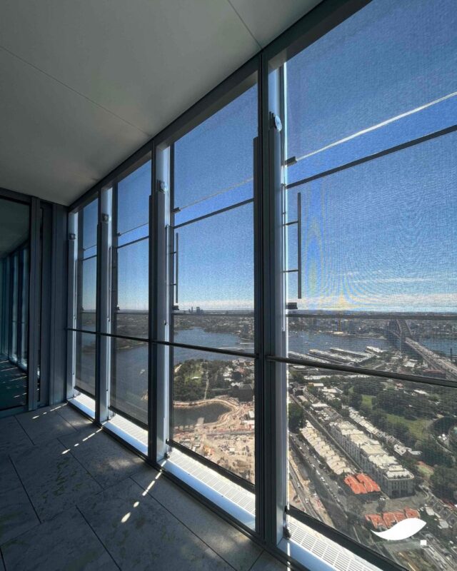One Sydney Harbour, Australia, Renzo Piano Workshop, Shading Solutions, Blinds, Serge Ferrari, innovative Soltis 88 LowE solar protection fabric, solar shading