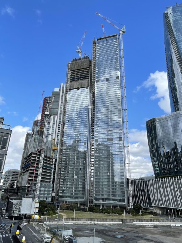 One Sydney Harbour, Sydney, Australia, innovative bespoke facade shading solution.