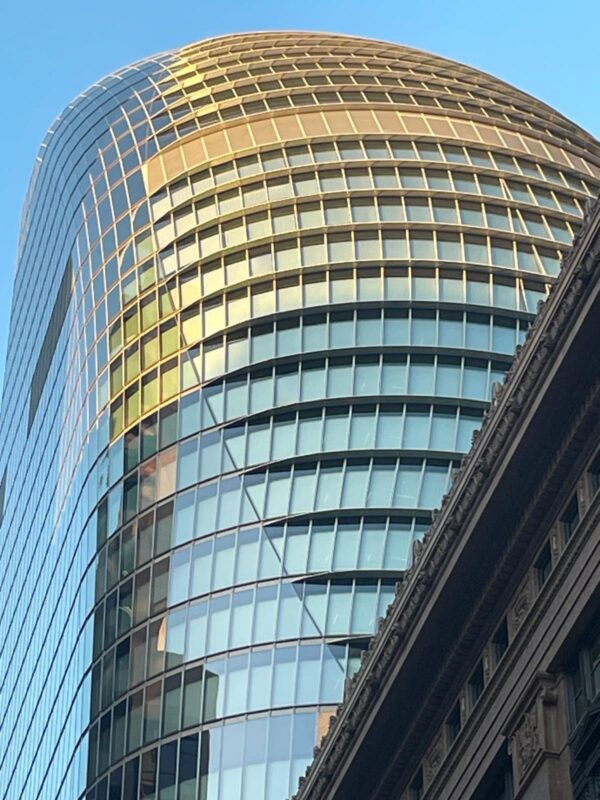 50 Martin Place, all blinds down
