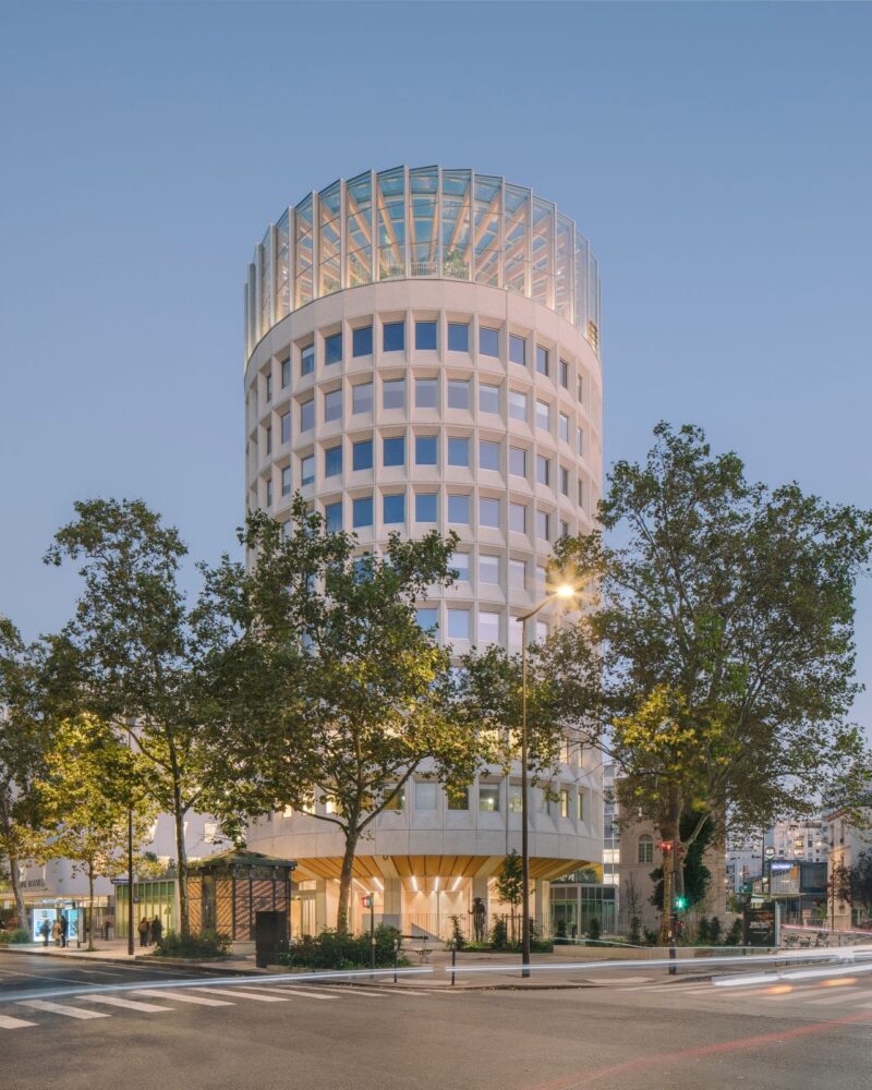 Tour Raccine, Tower, Winter Garden, Paris, France, Guthrie Douglas Innovative Shading Solutions, Global facade solutions