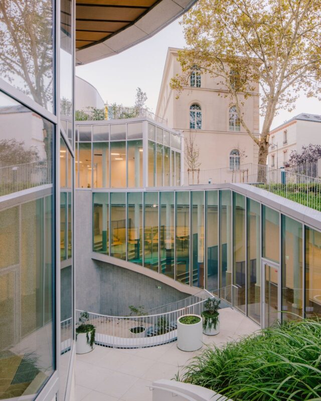 Bespoke Shading for Tour Raccine Winter Garden, Paris, Guthrie Douglas Innovative Shading Solutions