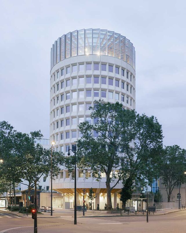 Tour Raccine, Tower, Winter Garden, Paris, France, Guthrie Douglas Innovative Shading Solutions, Global facade solutions, TESS™102