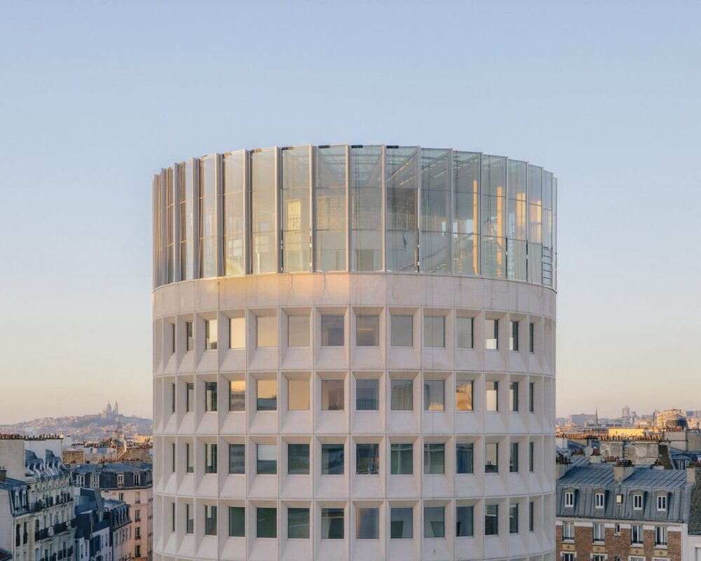 Tour Raccine, Tower, Winter Garden, Paris, France, Guthrie Douglas Innovative Shading Solutions, Global facade solutions, TESS™102, glass tower, winter garden