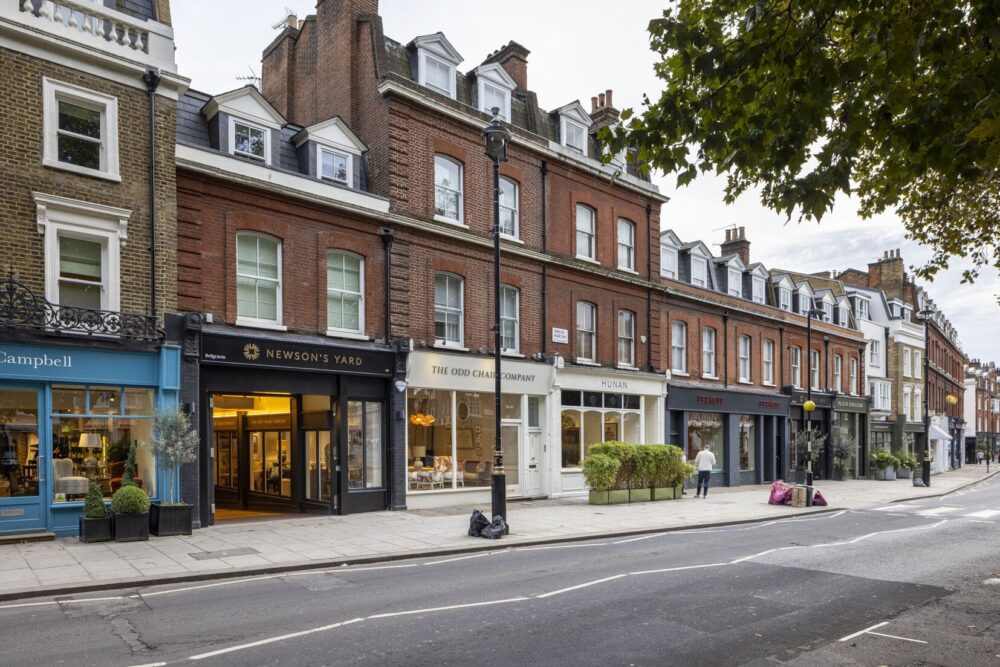 Redevelopment required a shading solution, Guthrie Douglas, retail destination, London
